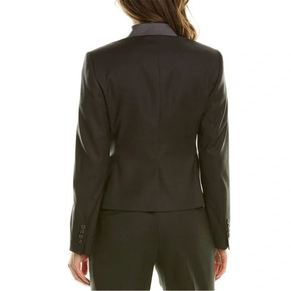 Boss Jayana Wool Contrast Collar Jacket size 0